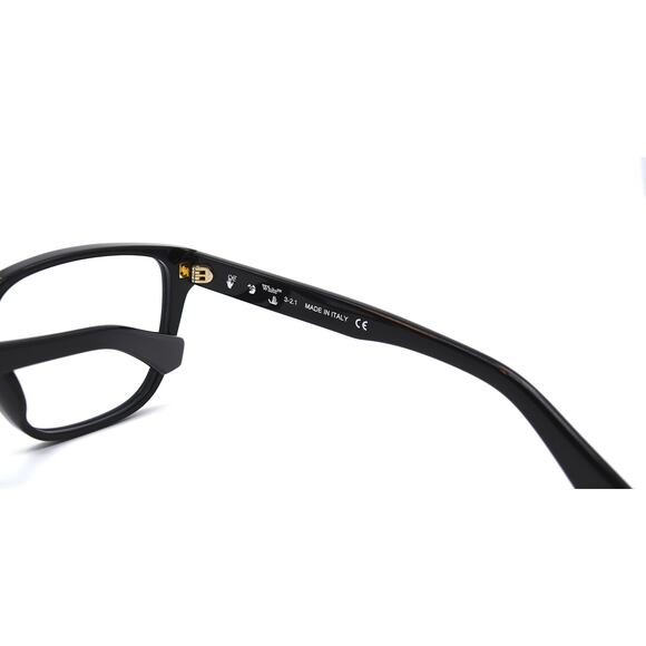 OFF-WHITE STYLE-5 BLACK AUTHENTIC EYEGLASSES FRAME - Picture 9 of 11